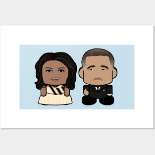 Mr. & Mrs. Obamabot POLITICO'BOT Toy Robot (Thumbs Up) Posters and Art
